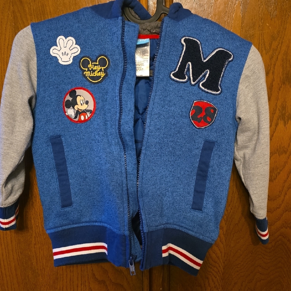 Disney Blue and Gray Kids Jacket